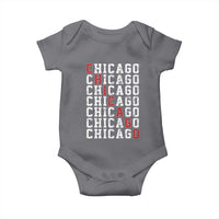 Vintage Chicago Baby Onesie Retro Distressed Classic Chicago