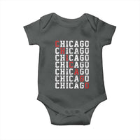 Vintage Chicago Baby Onesie Retro Distressed Classic Chicago