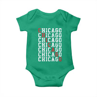 Vintage Chicago Baby Onesie Retro Distressed Classic Chicago