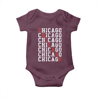 Vintage Chicago Baby Onesie Retro Distressed Classic Chicago