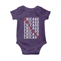 Vintage Chicago Baby Onesie Retro Distressed Classic Chicago