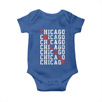 Vintage Chicago Baby Onesie Retro Distressed Classic Chicago