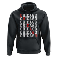 Vintage Chicago Hoodie Retro Distressed Classic Chicago