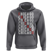 Vintage Chicago Hoodie Retro Distressed Classic Chicago