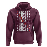 Vintage Chicago Hoodie Retro Distressed Classic Chicago