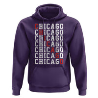Vintage Chicago Hoodie Retro Distressed Classic Chicago