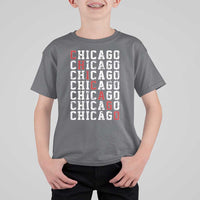 Vintage Chicago T Shirt For Kid Retro Distressed Classic Chicago