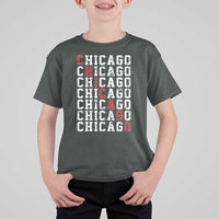 Vintage Chicago T Shirt For Kid Retro Distressed Classic Chicago