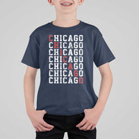 Vintage Chicago T Shirt For Kid Retro Distressed Classic Chicago