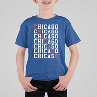 Vintage Chicago T Shirt For Kid Retro Distressed Classic Chicago