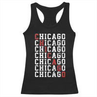 Vintage Chicago Racerback Tank Top Retro Distressed Classic Chicago