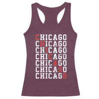 Vintage Chicago Racerback Tank Top Retro Distressed Classic Chicago