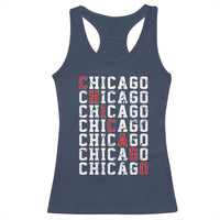 Vintage Chicago Racerback Tank Top Retro Distressed Classic Chicago