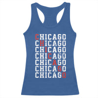Vintage Chicago Racerback Tank Top Retro Distressed Classic Chicago