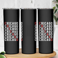 Vintage Chicago Skinny Tumbler Retro Distressed Classic Chicago