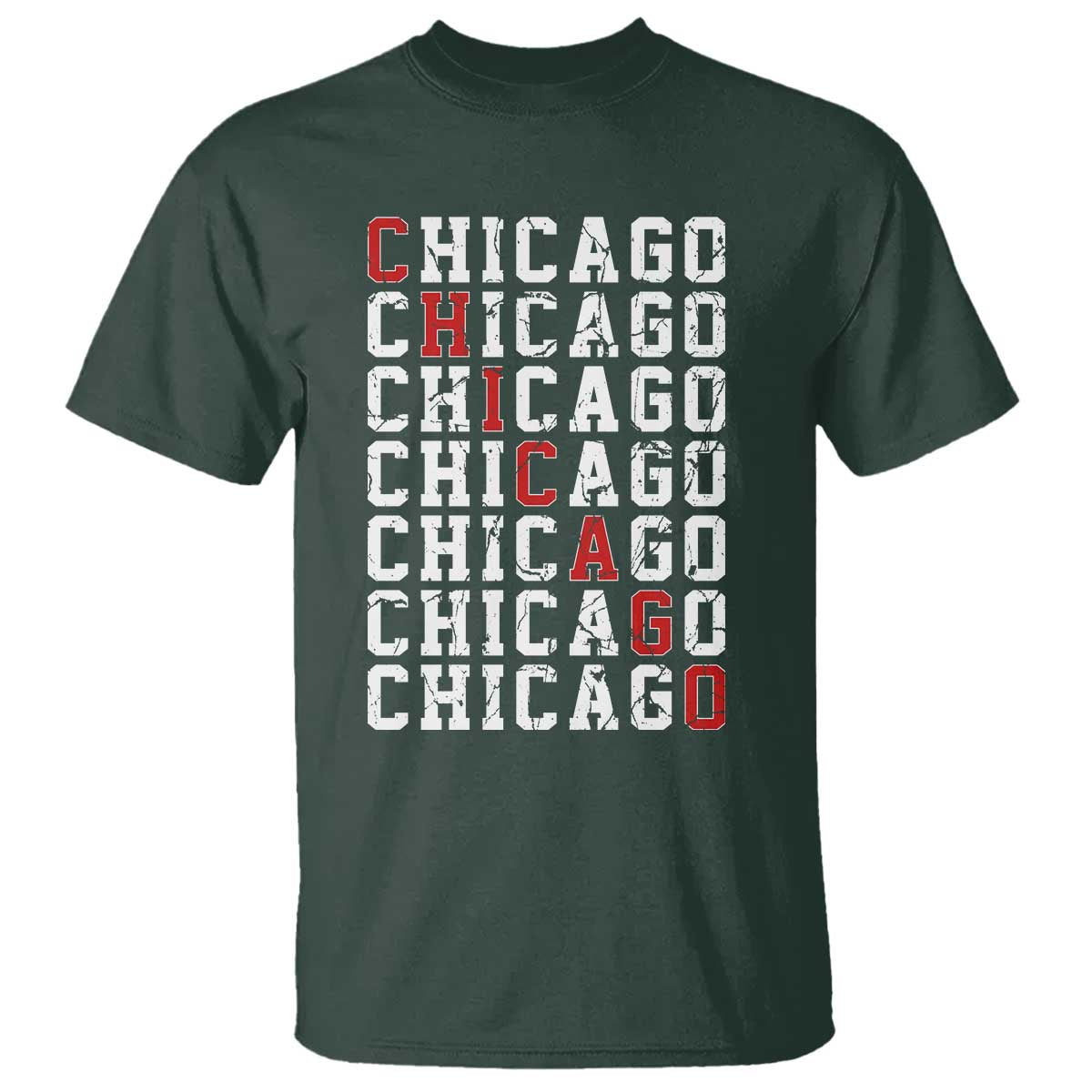 Vintage Chicago T Shirt Retro Distressed Classic Chicago