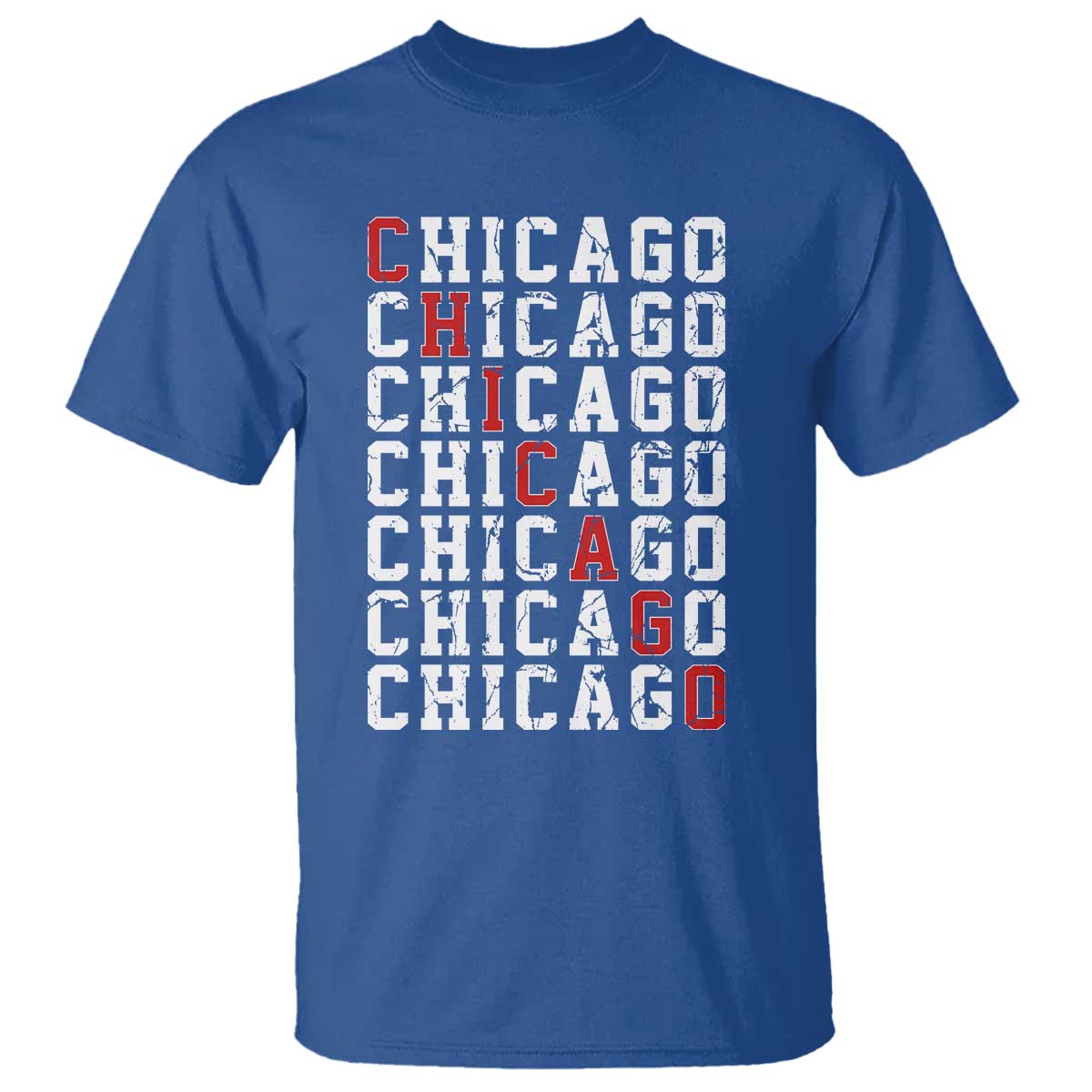 Vintage Chicago T Shirt Retro Distressed Classic Chicago