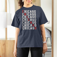 Vintage Chicago T Shirt For Women Retro Distressed Classic Chicago