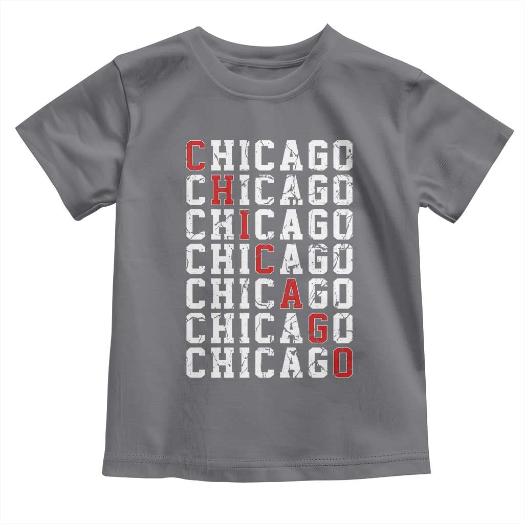 Vintage Chicago Toddler T Shirt Retro Distressed Classic Chicago