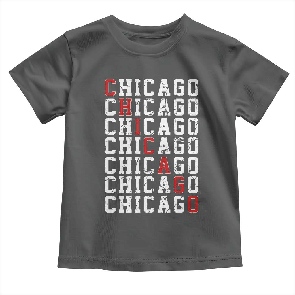 Vintage Chicago Toddler T Shirt Retro Distressed Classic Chicago