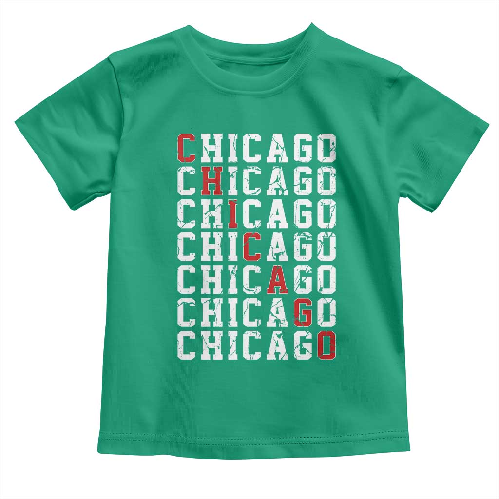Vintage Chicago Toddler T Shirt Retro Distressed Classic Chicago