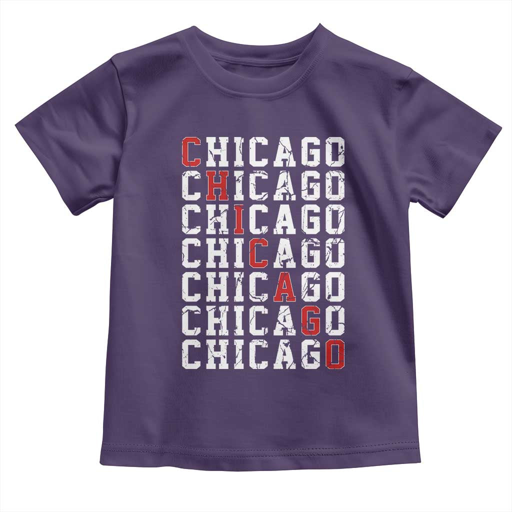 Vintage Chicago Toddler T Shirt Retro Distressed Classic Chicago