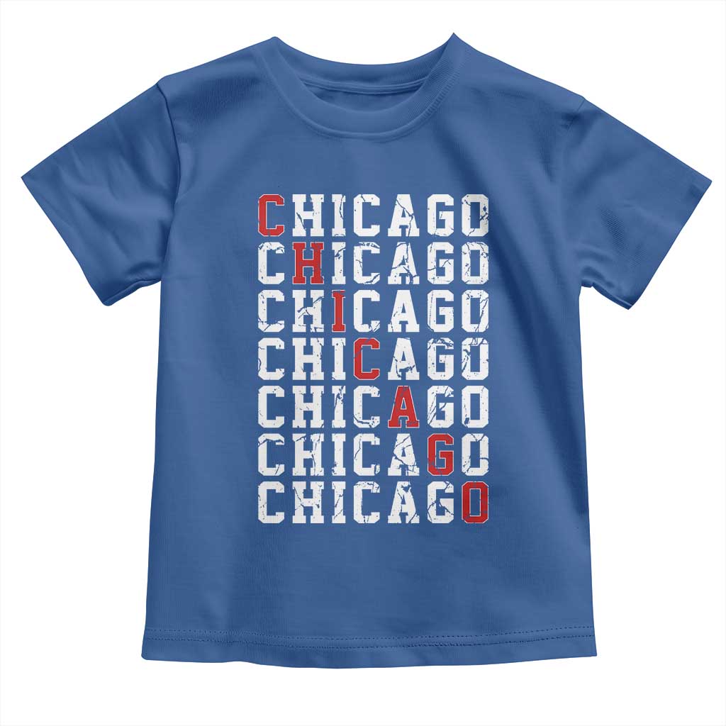 Vintage Chicago Toddler T Shirt Retro Distressed Classic Chicago