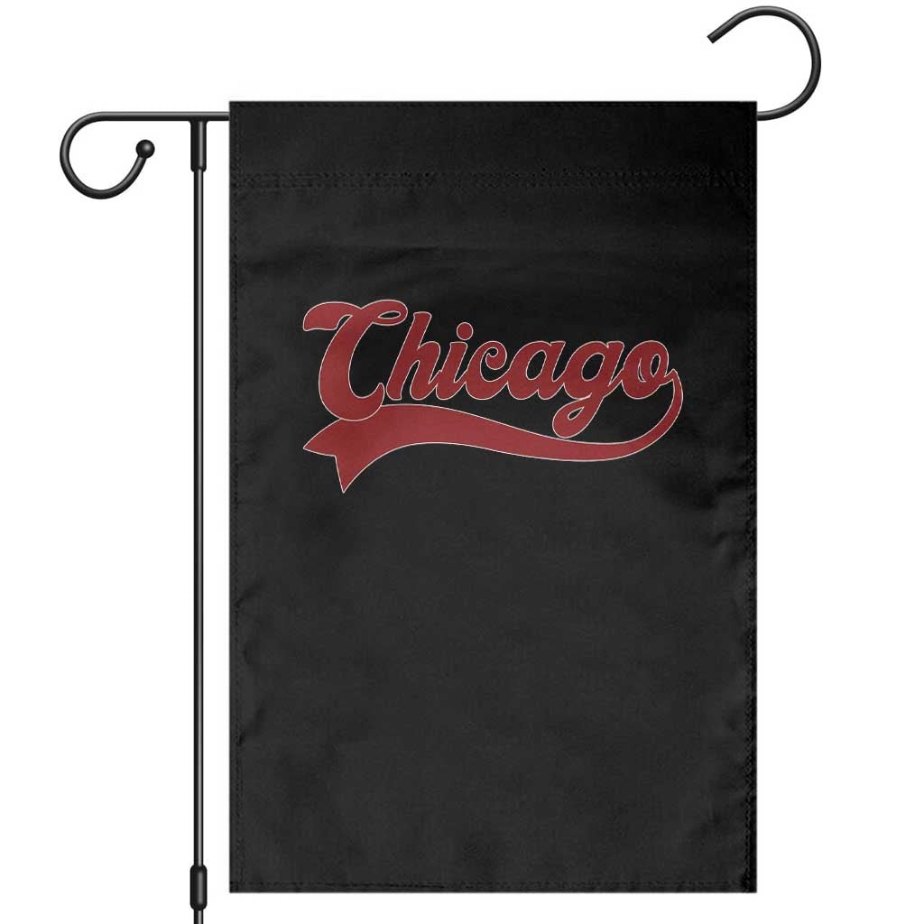Retro Chicago Garden Flag Varsity Script Vintage Sports Jersey Style 80s 90s