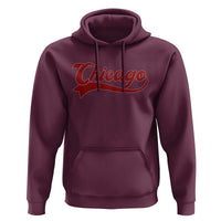 Retro Chicago Hoodie Varsity Script Vintage Sports Jersey Style 80s 90s