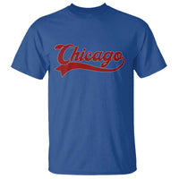 Retro Chicago T Shirt Varsity Script Vintage Sports Jersey Style 80s 90s