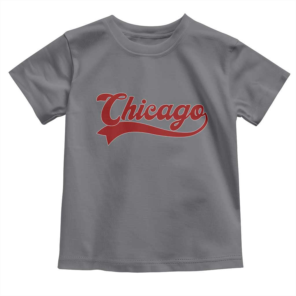 Retro Chicago Toddler T Shirt Varsity Script Vintage Sports Jersey Style 80s 90s