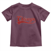 Retro Chicago Toddler T Shirt Varsity Script Vintage Sports Jersey Style 80s 90s
