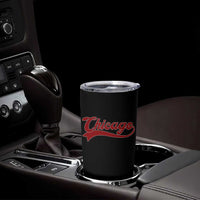 Retro Chicago Tumbler Cup Varsity Script Vintage Sports Jersey Style 80s 90s