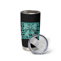 Retro Coconuts Coquette Bow Tumbler Cup Summer Beach Coconut Fruit Humor
