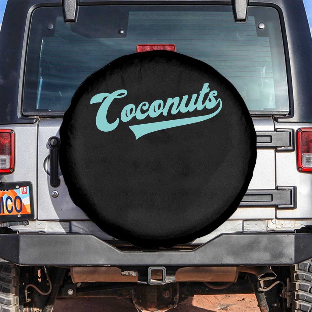 Vintage Coconut Spare Tire Cover Retro Throwback Popular Fruit Humor Coconuts Classic