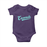Vintage Coconut Baby Onesie Retro Throwback Popular Fruit Humor Coconuts Classic