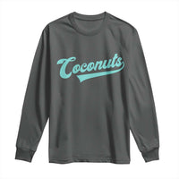 Vintage Coconut Long Sleeve Shirt Retro Throwback Popular Fruit Humor Coconuts Classic