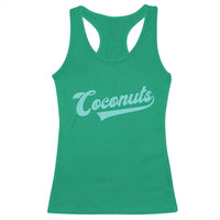 Vintage Coconut Racerback Tank Top Retro Throwback Popular Fruit Humor Coconuts Classic