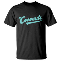 Vintage Coconut T Shirt Retro Throwback Popular Fruit Humor Coconuts Classic