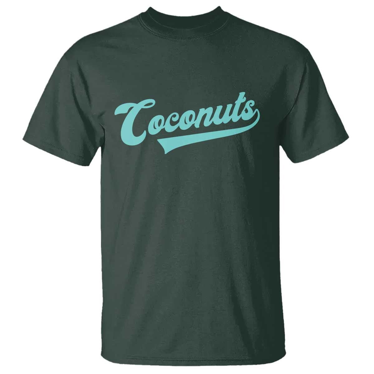 Vintage Coconut T Shirt Retro Throwback Popular Fruit Humor Coconuts Classic