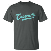 Vintage Coconut T Shirt Retro Throwback Popular Fruit Humor Coconuts Classic