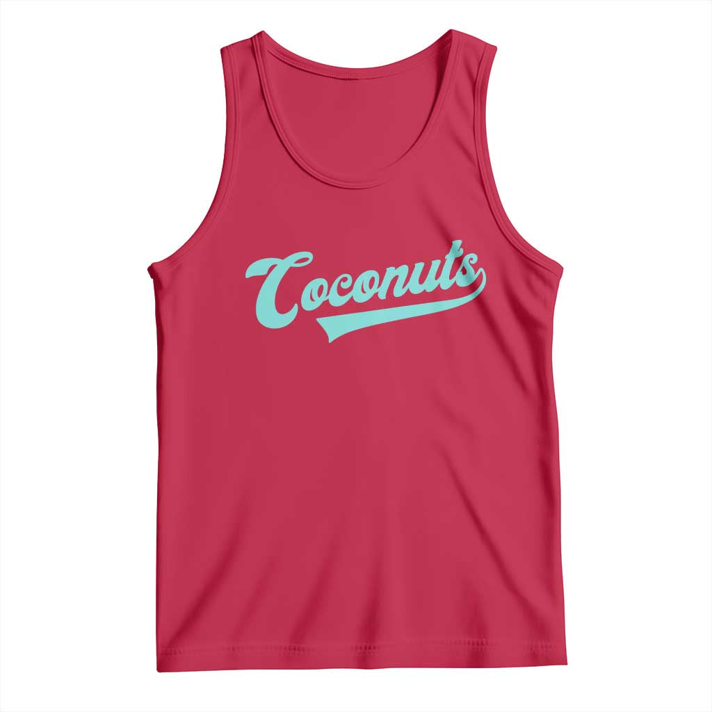 Vintage Coconut Tank Top Retro Throwback Popular Fruit Humor Coconuts Classic