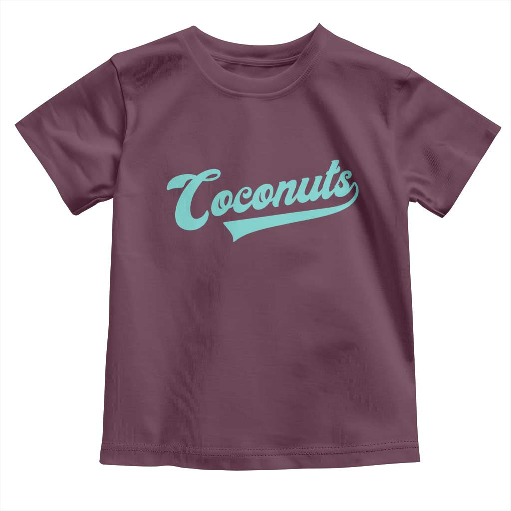 Vintage Coconut Toddler T Shirt Retro Throwback Popular Fruit Humor Coconuts Classic