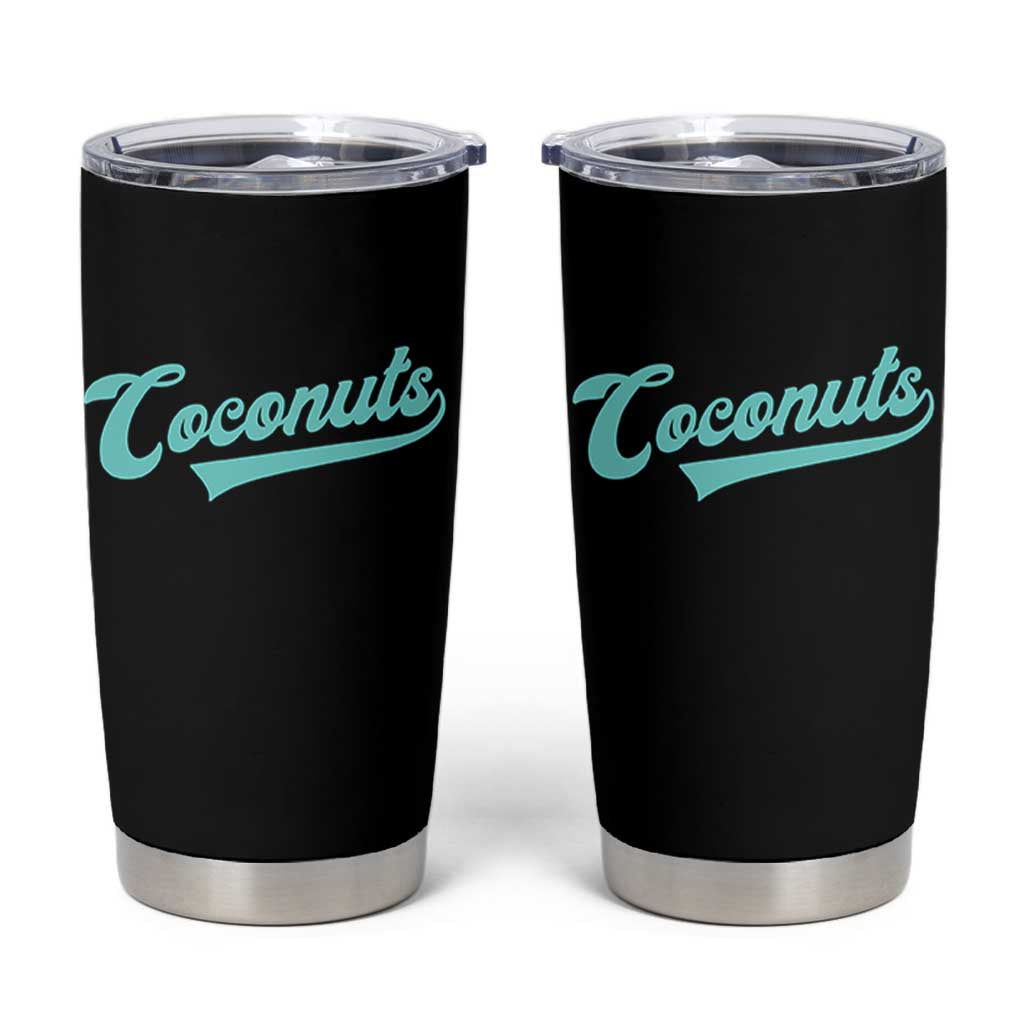 Vintage Coconut Tumbler Cup Retro Throwback Popular Fruit Humor Coconuts Classic