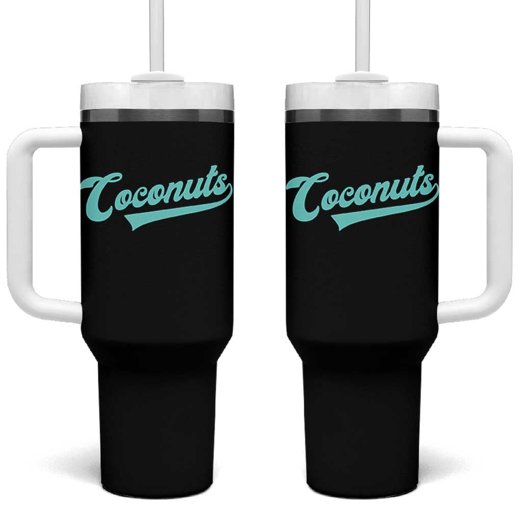 Vintage Coconut Tumbler With Handle Retro Throwback Popular Fruit Humor Coconuts Classic