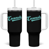 Vintage Coconut Tumbler With Handle Retro Throwback Popular Fruit Humor Coconuts Classic
