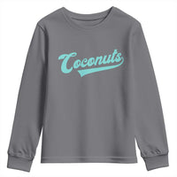 Vintage Coconut Youth Sweatshirt Retro Throwback Popular Fruit Humor Coconuts Classic