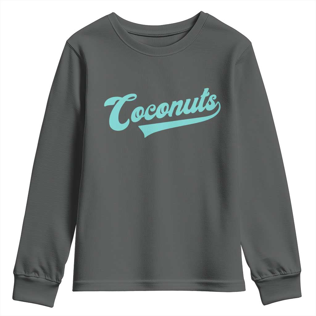 Vintage Coconut Youth Sweatshirt Retro Throwback Popular Fruit Humor Coconuts Classic