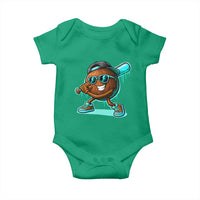 Coconut Baseball Player Baby Onesie Funny Baseball Drip Ice Cream Fruit Humor