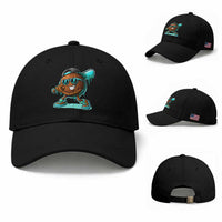 Coconut Baseball Player Baseball Cap Funny Baseball Drip Ice Cream Fruit Humor